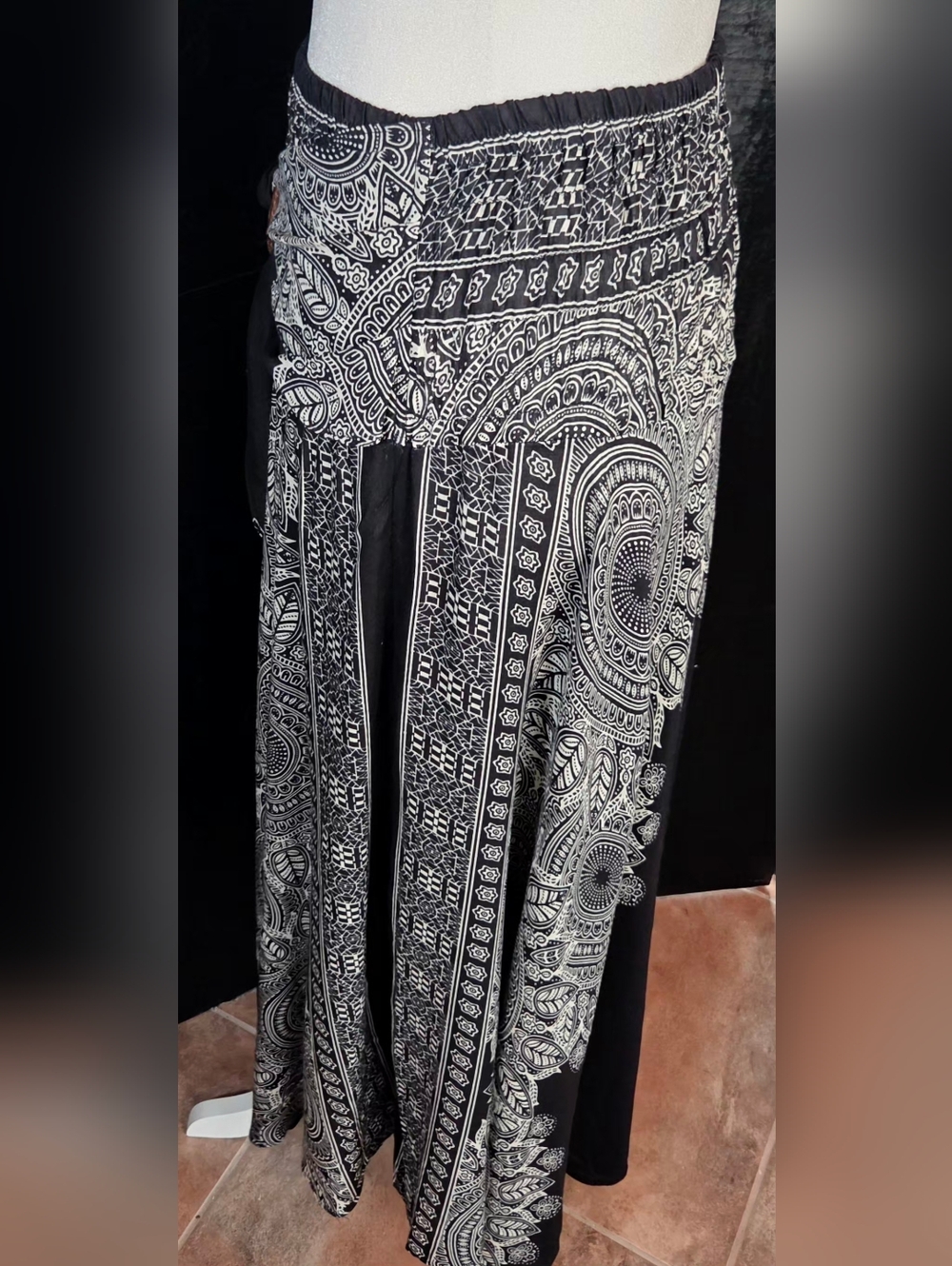 NWT Papaya Tree Imports 2-in-1 Boho Maxi Skirt Strapless Dress One Size - Picture 13 of 16